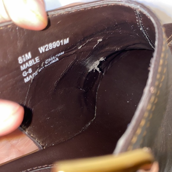 Tommy Hilfiger sling back brown patchwork heels. Size 8.5M Mable - Picture 12 of 12